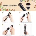 Popular Makeup Tools Portable Travel Cosmetic Electric Handle Makeup Brushes Blush Powder Foundation Single Makeup Brush - Image 4