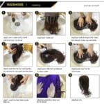 40Inch 100cm Long Women's Long Straight Black Wig Anime Costume Party Wig - Image 5