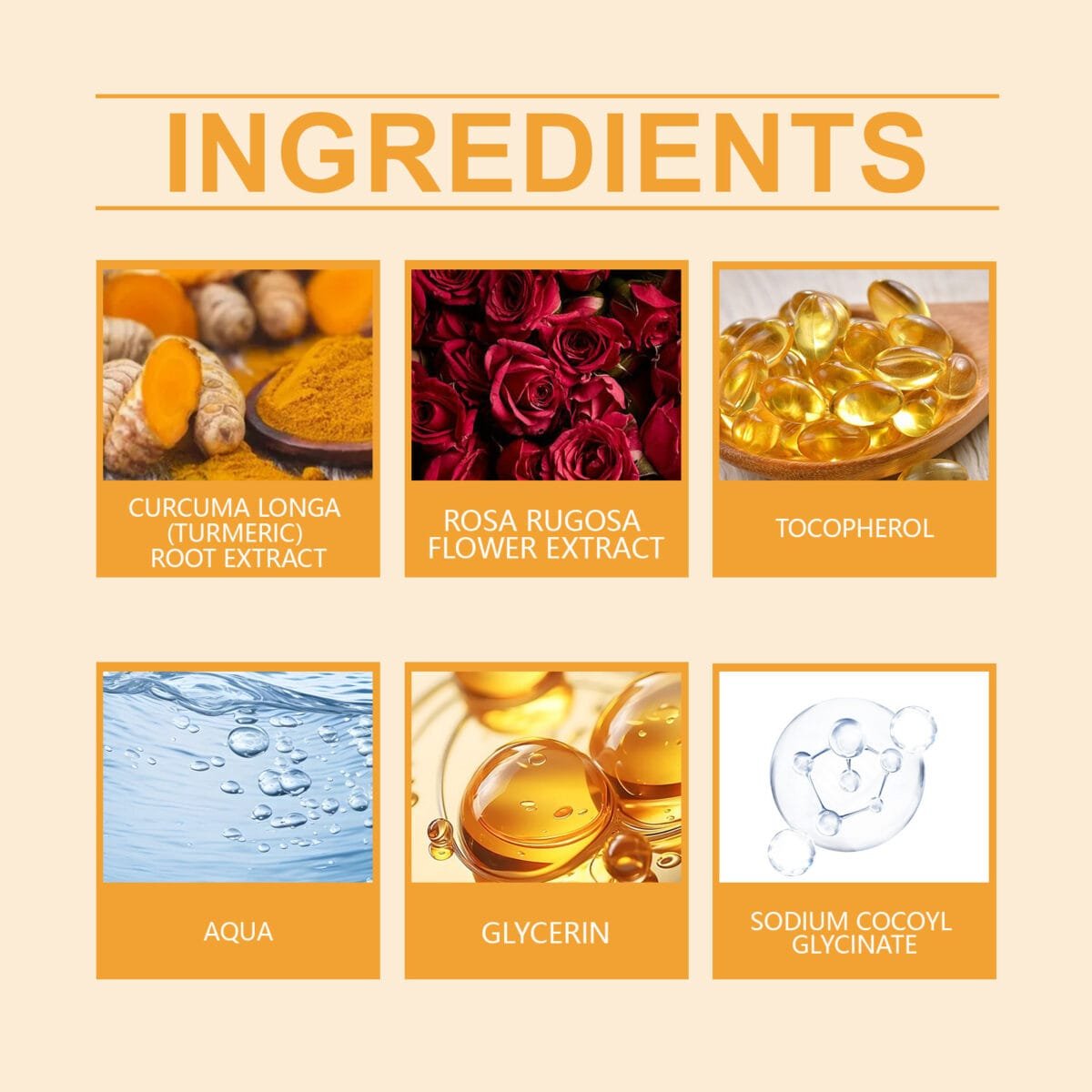 OUHOE Turmeric Cleanser Gently Cleanses Facial Skin, Moistens, Nourishes And Nourishes Skin Without Straining - Image 6