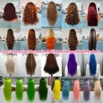 13x6 Human Hair Lace Wig, High-Definition Burgundy Lace Wig, Human Hair With Aligned Cuticle Layer, Indian Hair Wig - Image 4