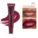 Glossy Lip Glaze Waterproof Long Lasting Lip Gloss Glossy Mirror Tea Red Liquid Lipstick Doodle Lip Korean Makeup - Image 4