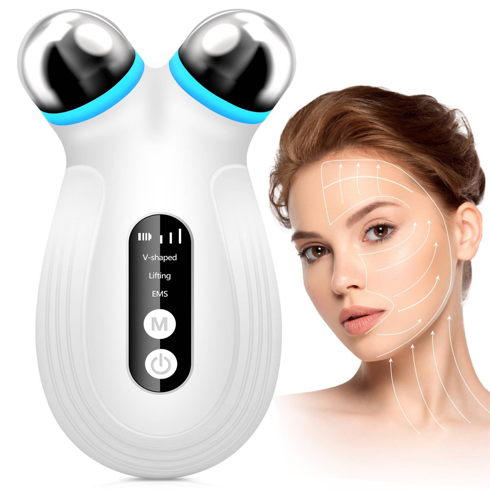 8b4206dc-7d59-4f87-86eb-238baf59a5a4.jpg Anti Aging And Wrinkles Microcurrent Facial Device, Boost Skin Care Absorption - Image 1