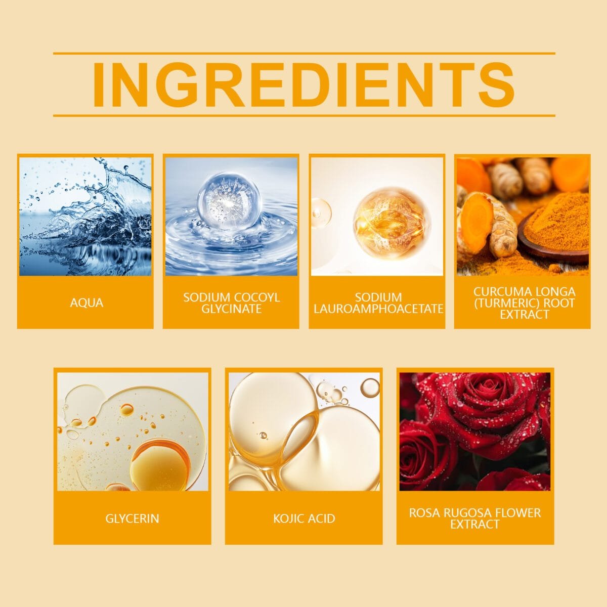 West Month Turmeric Cleanser Gently Cleanses Facial Skin, Moisturizes And Beauty Skin Refreshing, Clean And Not Tight - Image 5