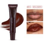 Glossy Lip Glaze Waterproof Long Lasting Lip Gloss Glossy Mirror Tea Red Liquid Lipstick Doodle Lip Korean Makeup - Image 2