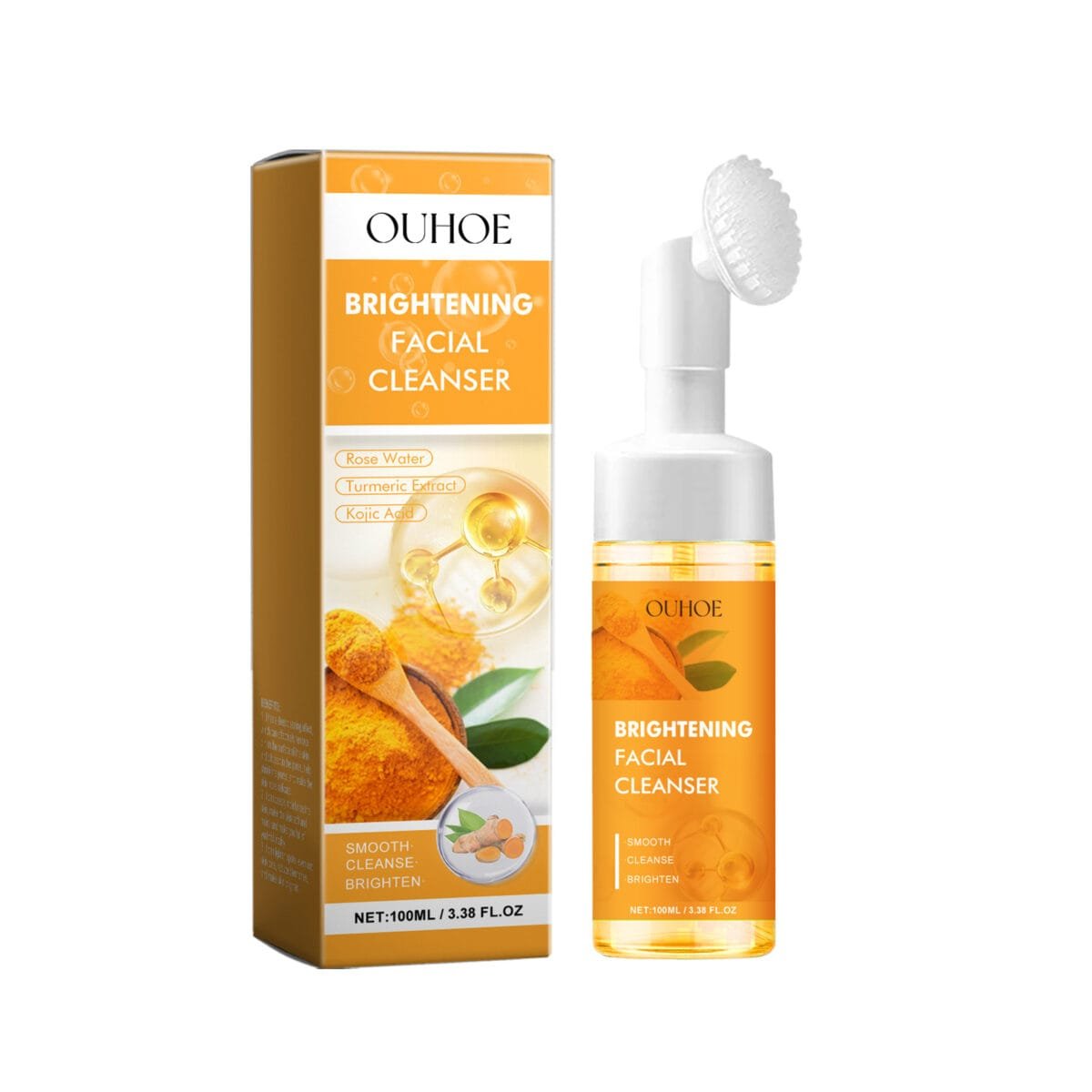 OUHOE Turmeric Cleanser Gently Cleanses Facial Skin, Moistens, Nourishes And Nourishes Skin Without Straining - Image 5