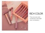 6Pcs Matte Liquid Lipstick Set - Waterproof, Long Lasting & Non-Stick Cup Velvet Lip Gloss - Highly Pigmented Nude & Bold Lip Color Kit - Perfect Beauty Gift For Women & Girls - Image 3